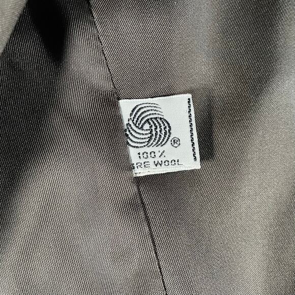 80’s Christian Dior Separates Multicolor Multipattern Button Down Wool Blazer - Picture 5 of 10